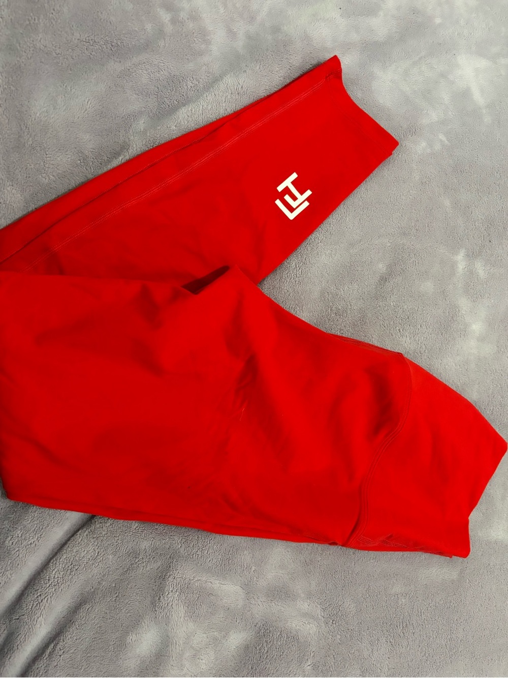 Women’s Red Leggings with Logo